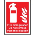 Fire Extinguisher Do Not Remove