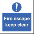 Fire Escape Keep Clear