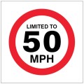 Limited to 50mph