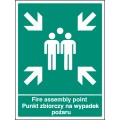 Fire Assembly Point (English / Polish)