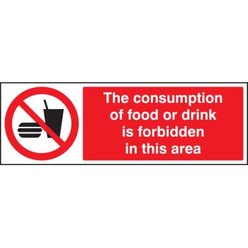 Consumption of Food Or Drink Is Forbidden in this Area