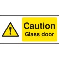 Caution - Glass Door