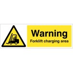 Warning - Forklift Charging Area