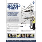 Scaffold Tower Inspection Checklist - Poster (A2)