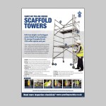 Scaffold Tower Inspection Checklist - Poster (A2)