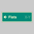 Flats X-Y - Arrow Left (Specify when ordering)