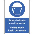 Safety Helmets Must be Worn (English / Polish)