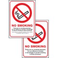 Double Sided No Smoking Premise - (Scotland)