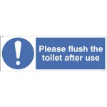 Please Flush the Toilet after Use