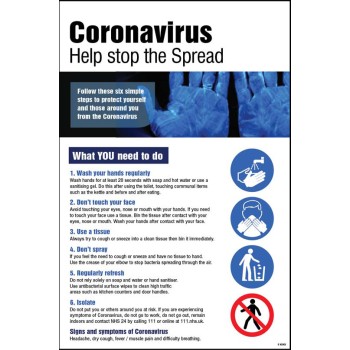 Coronavirus Information - Poster