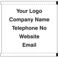 Your Message Here - Banner with Loops - 1270 x 1270mm