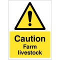 Caution - Farm Livestock