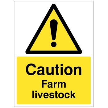 Caution - Farm Livestock