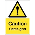 Caution - Cattle Grid