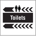 Toilets - Arrow Left - Add a Logo - Site Saver