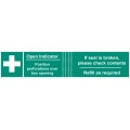 First Aid Box Tamper Labels (Pack of 50)