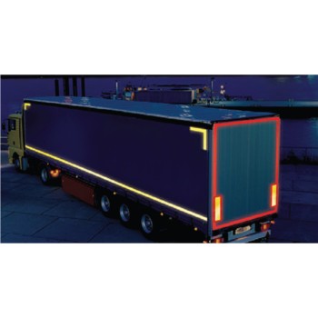 Red Lorry Marking Contour Tape  (Curtain Vehicle)