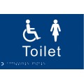 Braille - Toilet Ladies / Disabled