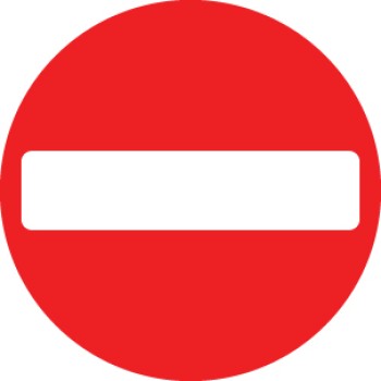 No Entry - Class RA1