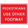 Pedestrians Use Other Footway - Class RA1 