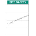 Custom Site Safety Board - Select 4 Signs