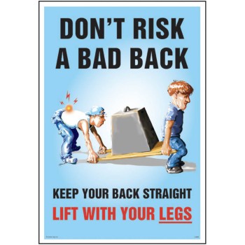 Don't Risk a Bad Back - Poster