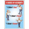 3 Causes of Accidents - Poster