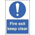 A4 - Fire Exit Keep Clear