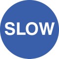 Slow - Floor Graphic