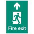 Fire Exit - Up / Straight On - Floor Graphic