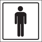 Gents Symbol - Visual Impact Sign