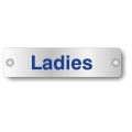 Ladies - Visual Impact - Aluminium Door Sign