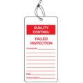 Quality Control Tag - Failed Inspection (Pack of 10)