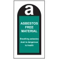 Asbestos Free Material Labels