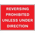 Reversing Prohibited Unless Under Direction