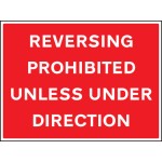 Reversing Prohibited Unless Under Direction