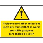 ResIdents and Other Users Are Warned Etc