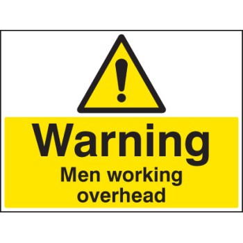 Warning - Men Working Overhead