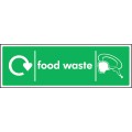 Food Waste - WRAP Recycling Sign