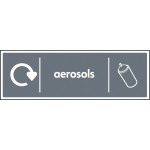 Aerosols - WRAP Recycling Sign