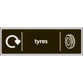 Tyres - WRAP Recycling Sign