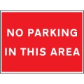 No Parking in this Area