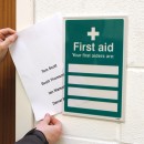 First Aiders the Nearest First Aid Box Is Situated - Adapt-a-Sign